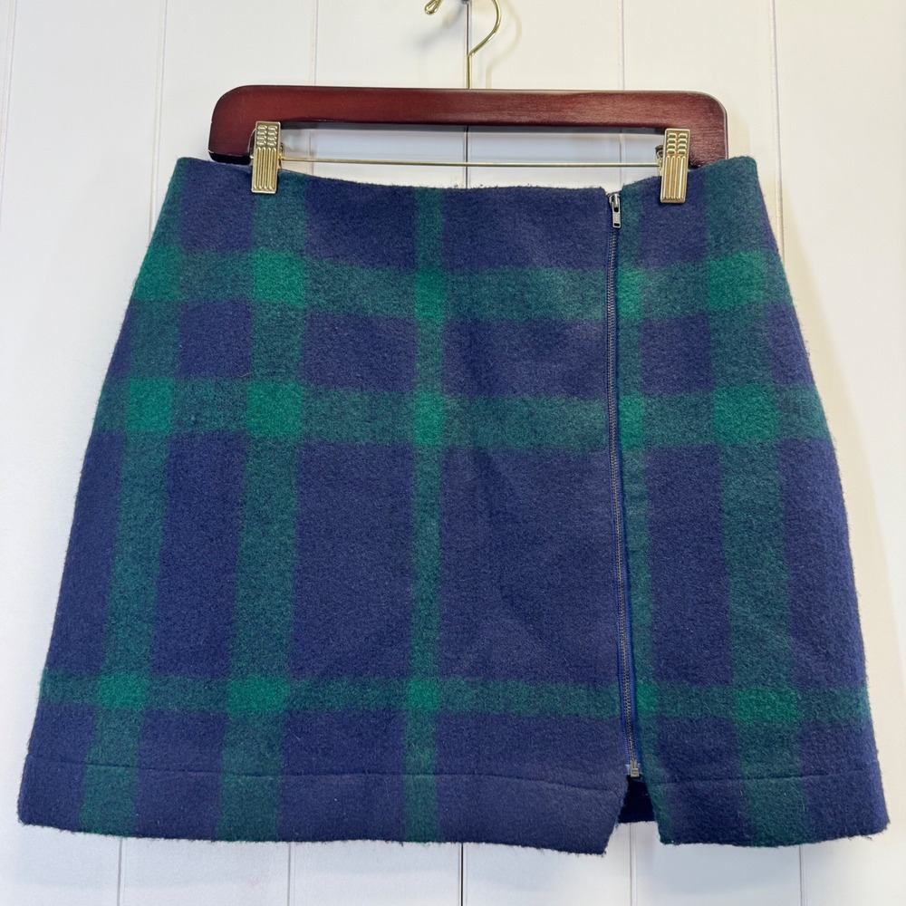 ASOS Dark Academia Plaid Mini Skirt Womens Size 10 Preppy Heritage Twee Chic